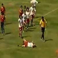 Soccer Ref Nearly Causes Riot!